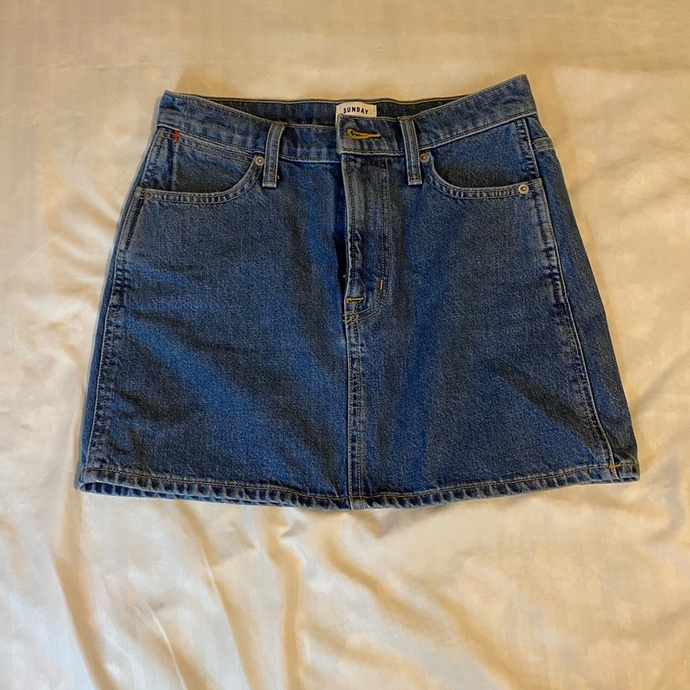 Aritzia, Sunday Best Jean skirt - Picture 5 of 7